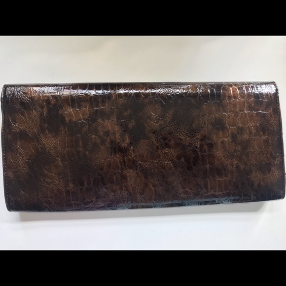 Lulu Townsend Faux Crocodile Clutch - Picture 3 of 6